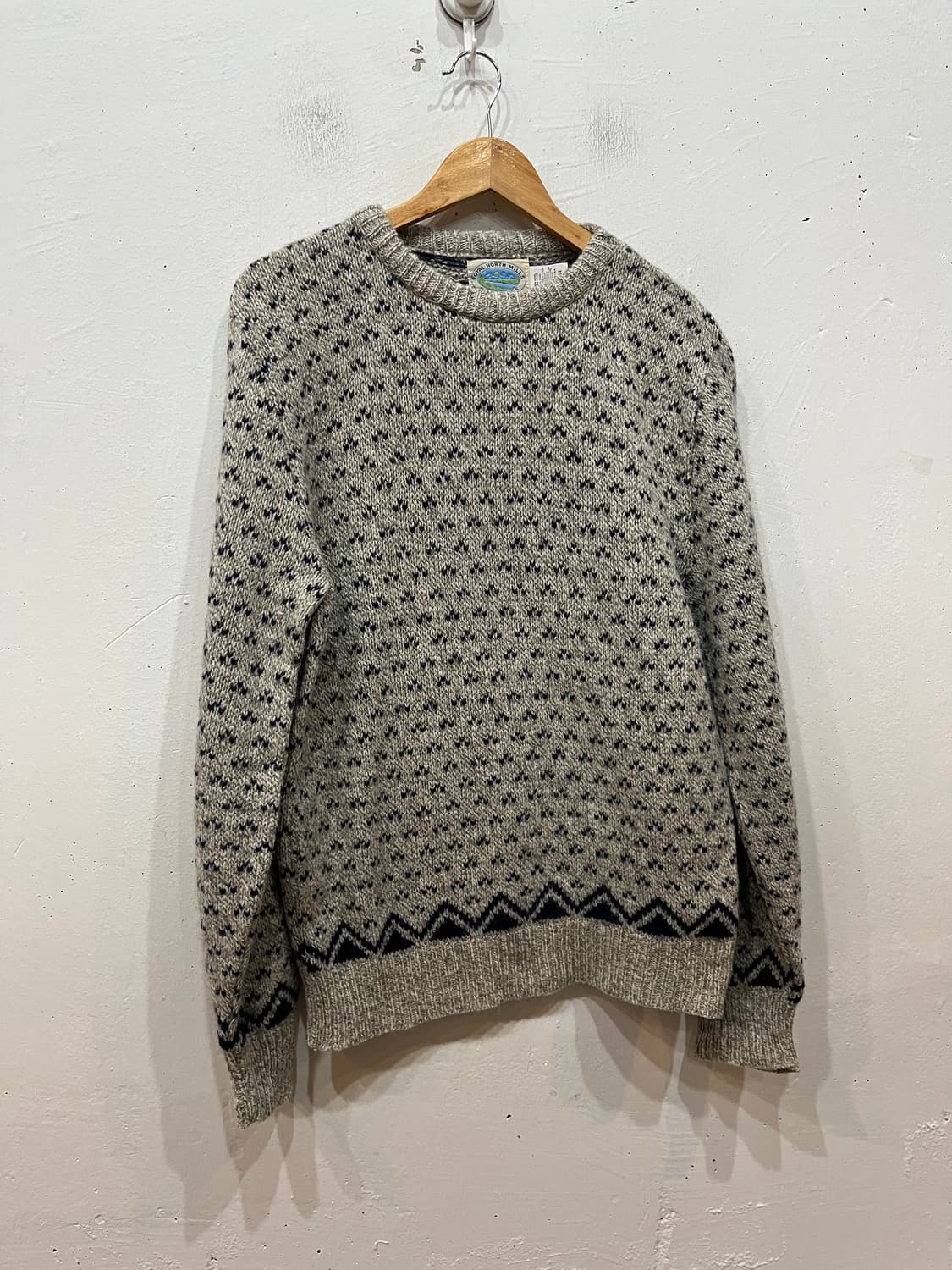 90s ROYAL NORTH MILLS 울 니트 Made in USA 상품이미지1
