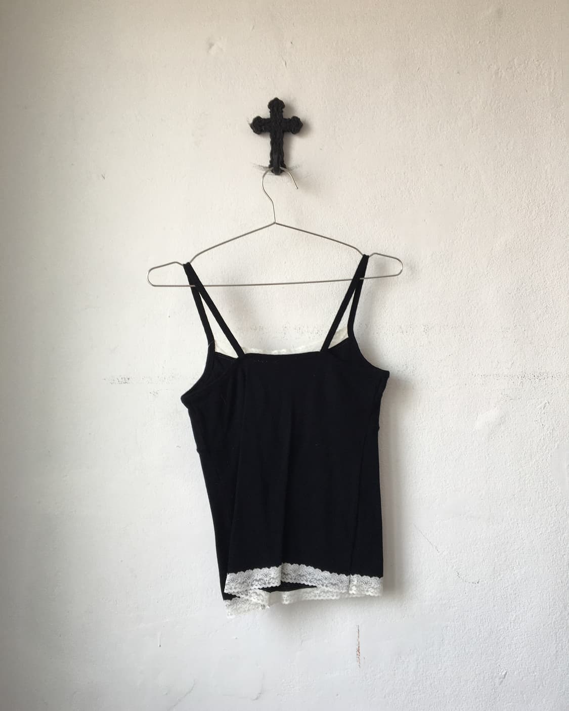 lace trimming sleeveless 상품이미지4