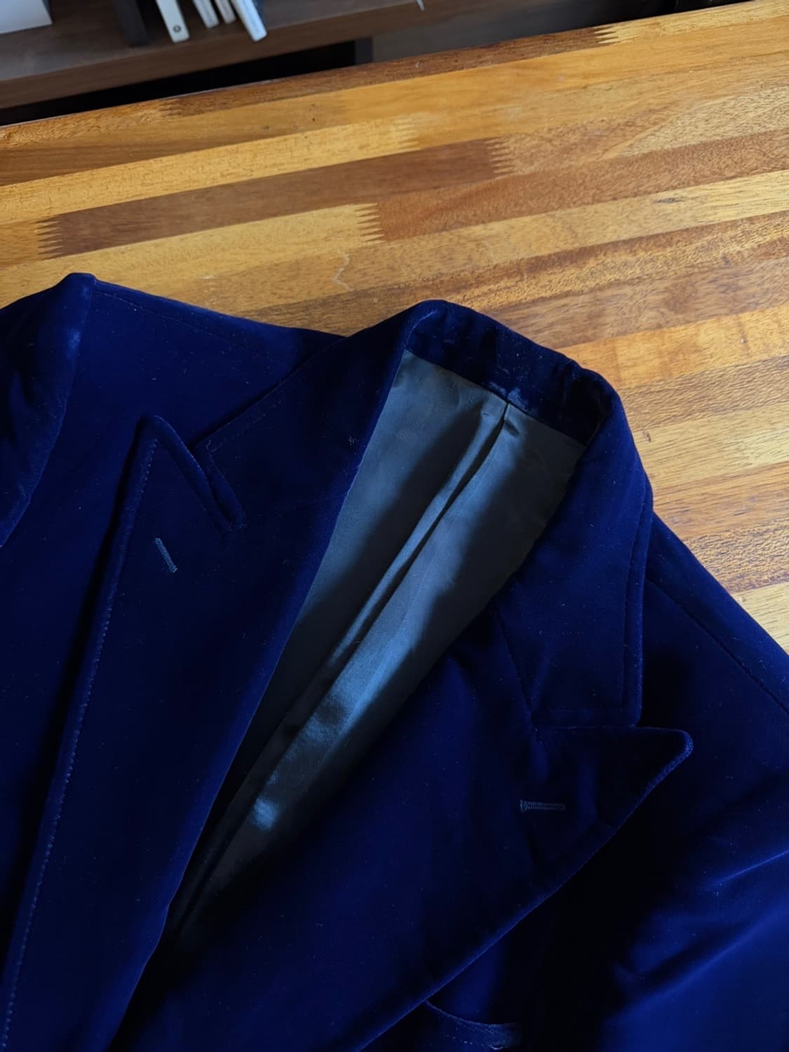 넘버나인 벨벳 자켓 남성95-슬림100 상품이미지6