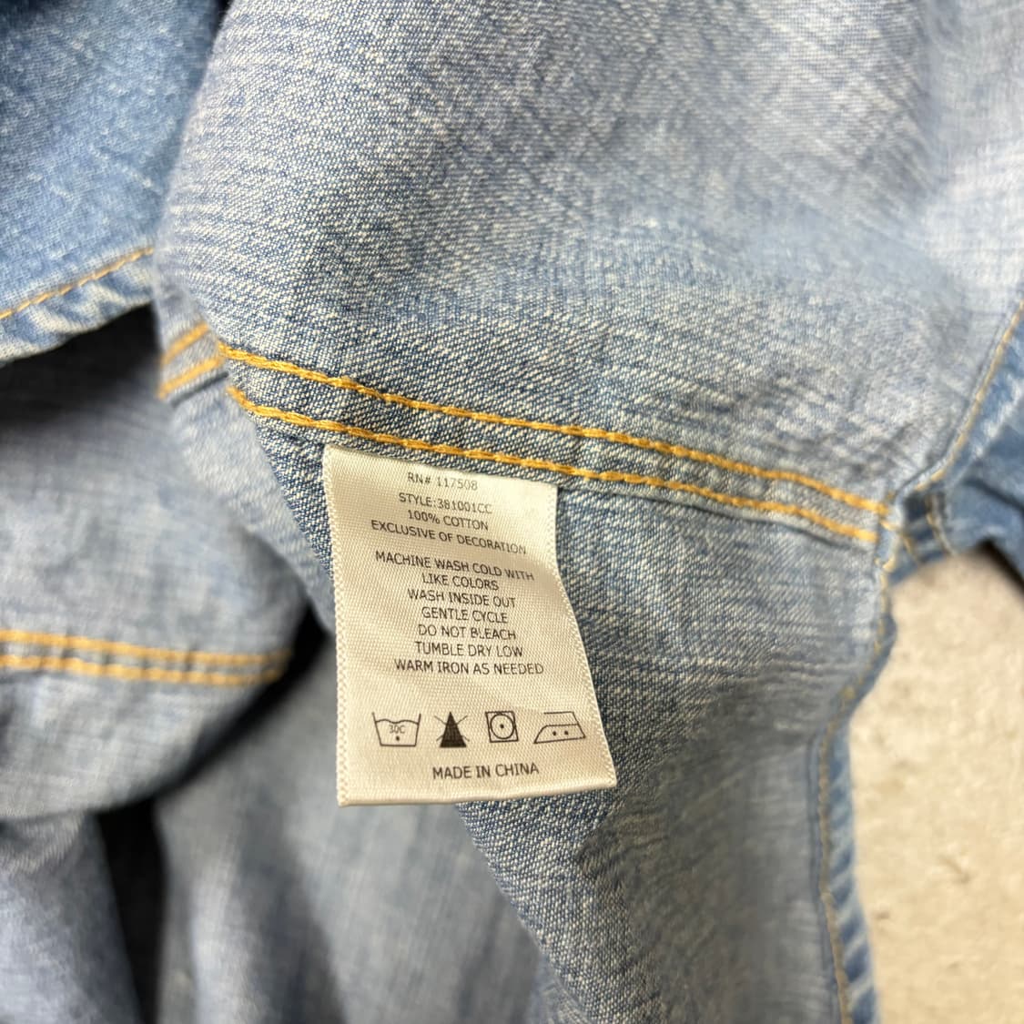 리바이스 데님 셔츠[2360] 상품이미지7