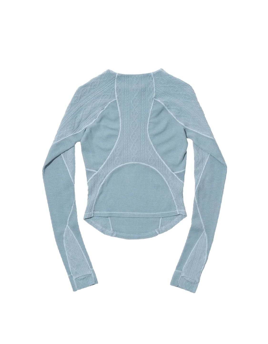 Hyein Seo Half-Zip Raglan Ash Blue 상품이미지3