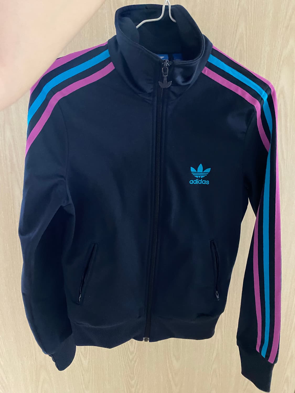 아디다스 파이어버드 보라 파랑 네이비 보파 져지 상품이미지1