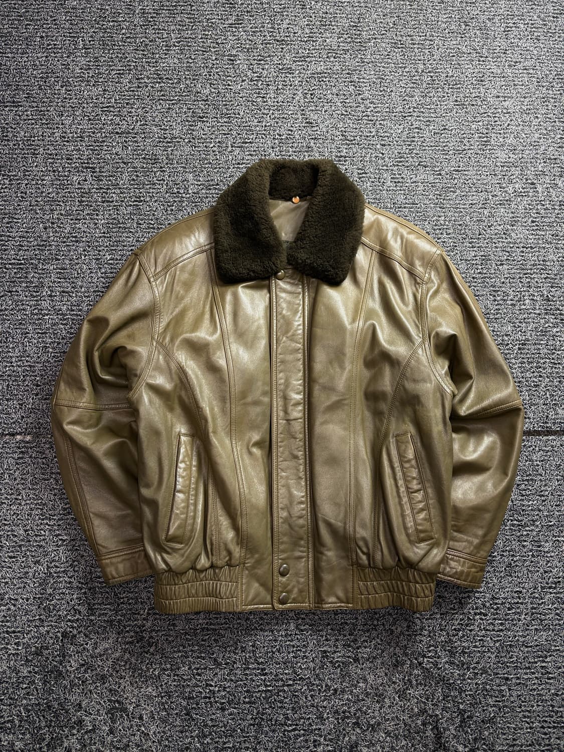 ESCAMILLA 아카이브 염소가죽 레더 봄버 자켓 2650 상품이미지2