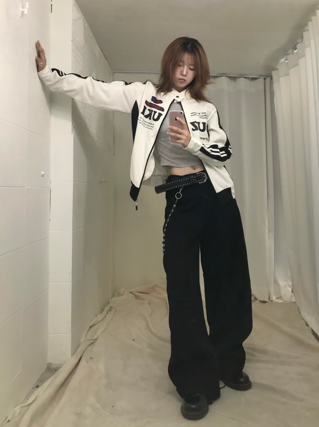 스즈키 모터 스포츠 레이싱 져지 화이트 상품이미지2