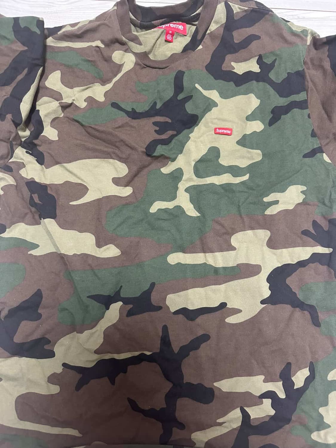 슈프림 스몰 박스 티셔츠 우드랜드 카모- 25SS 상품이미지2