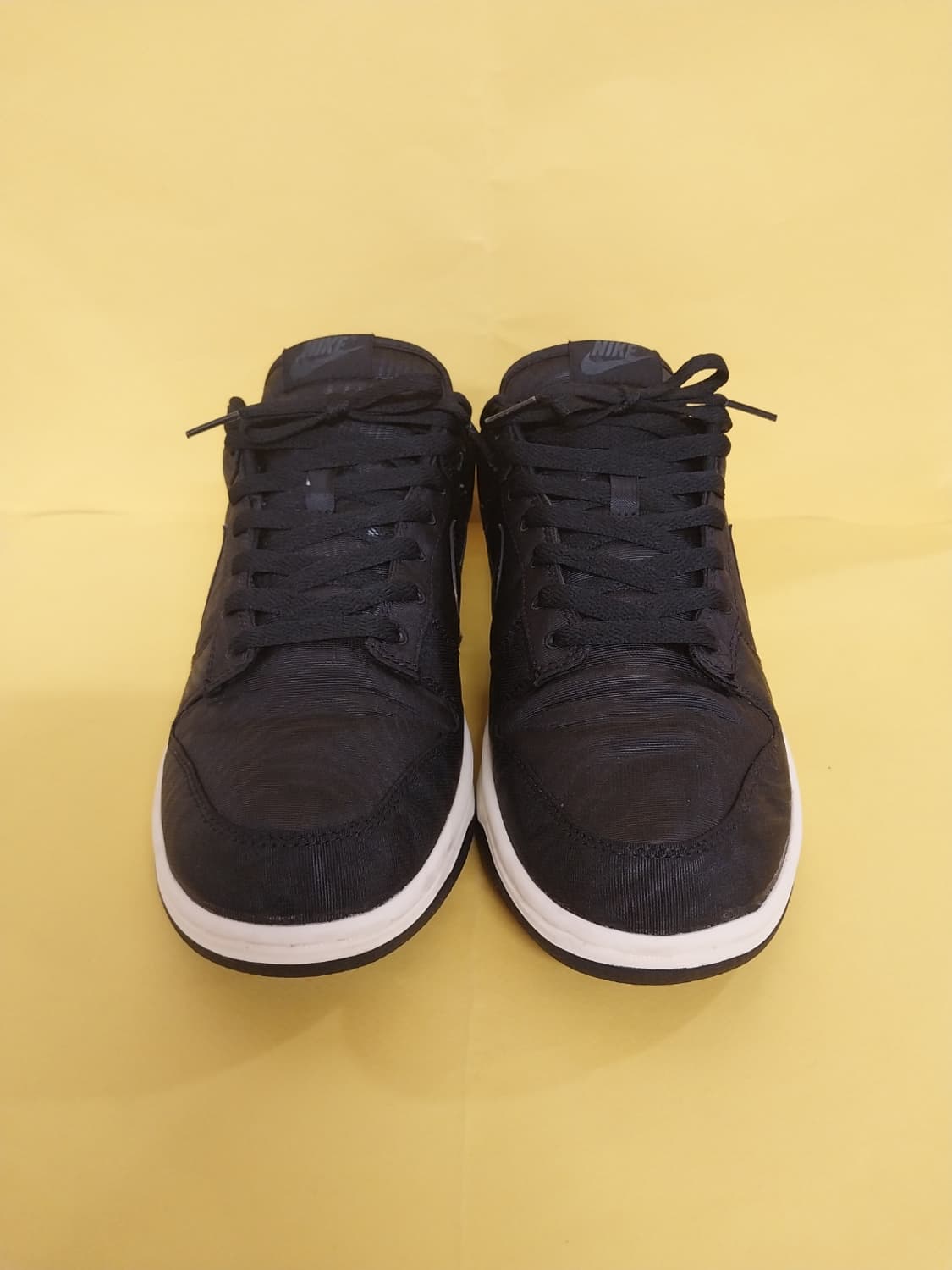 남성 나이키 덩크 로우 레트로 프리미엄 블랙 운동화 (280) 상품이미지2