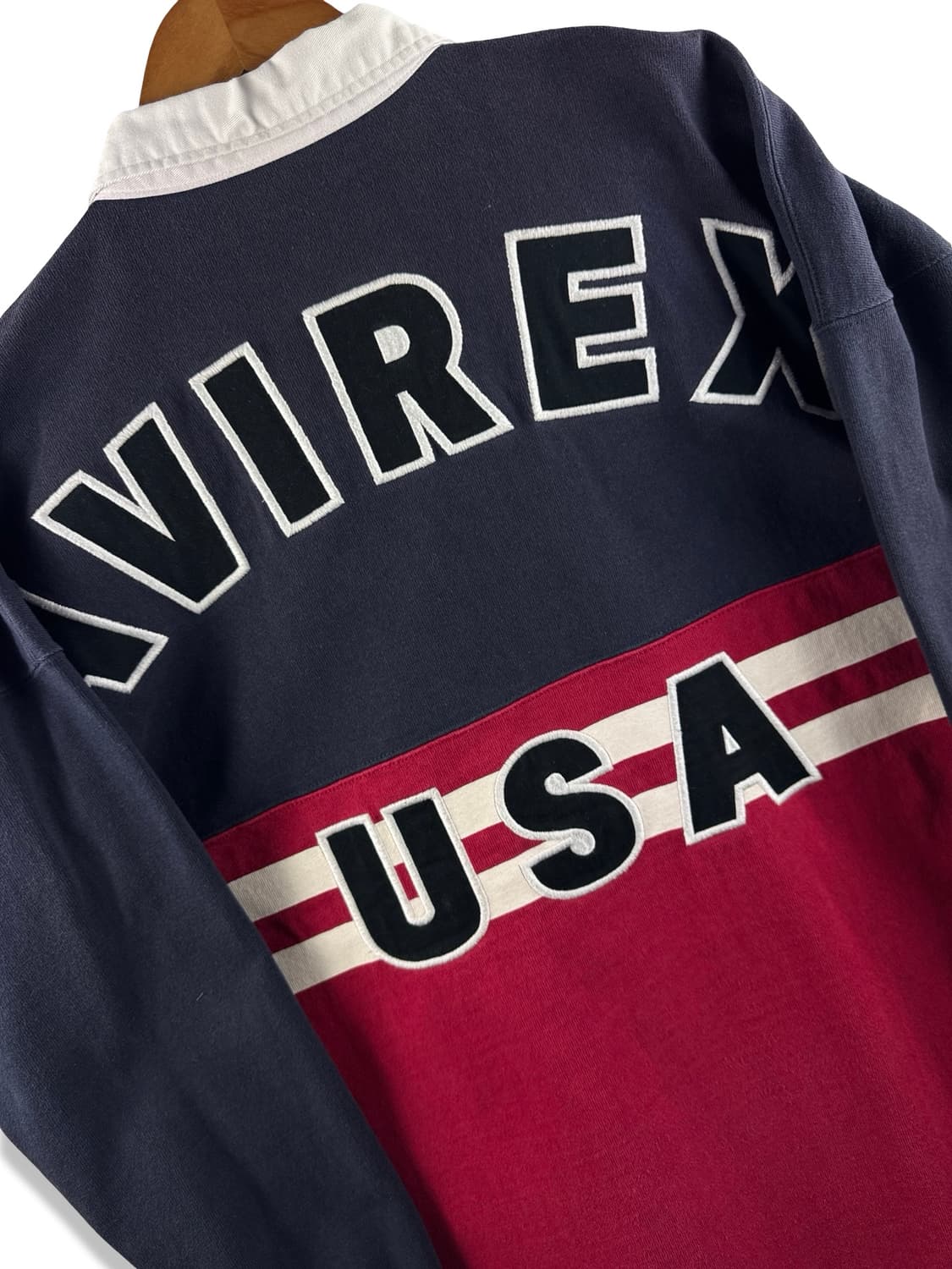 아비렉스 아치로고 럭비셔츠3147 상품이미지5