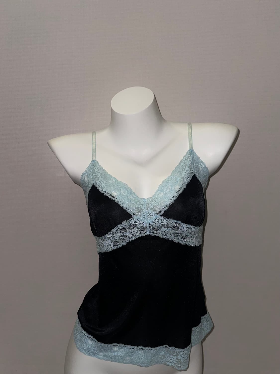 빈티지 페어리코어 민트 레이스 슬리브리스 상품이미지3