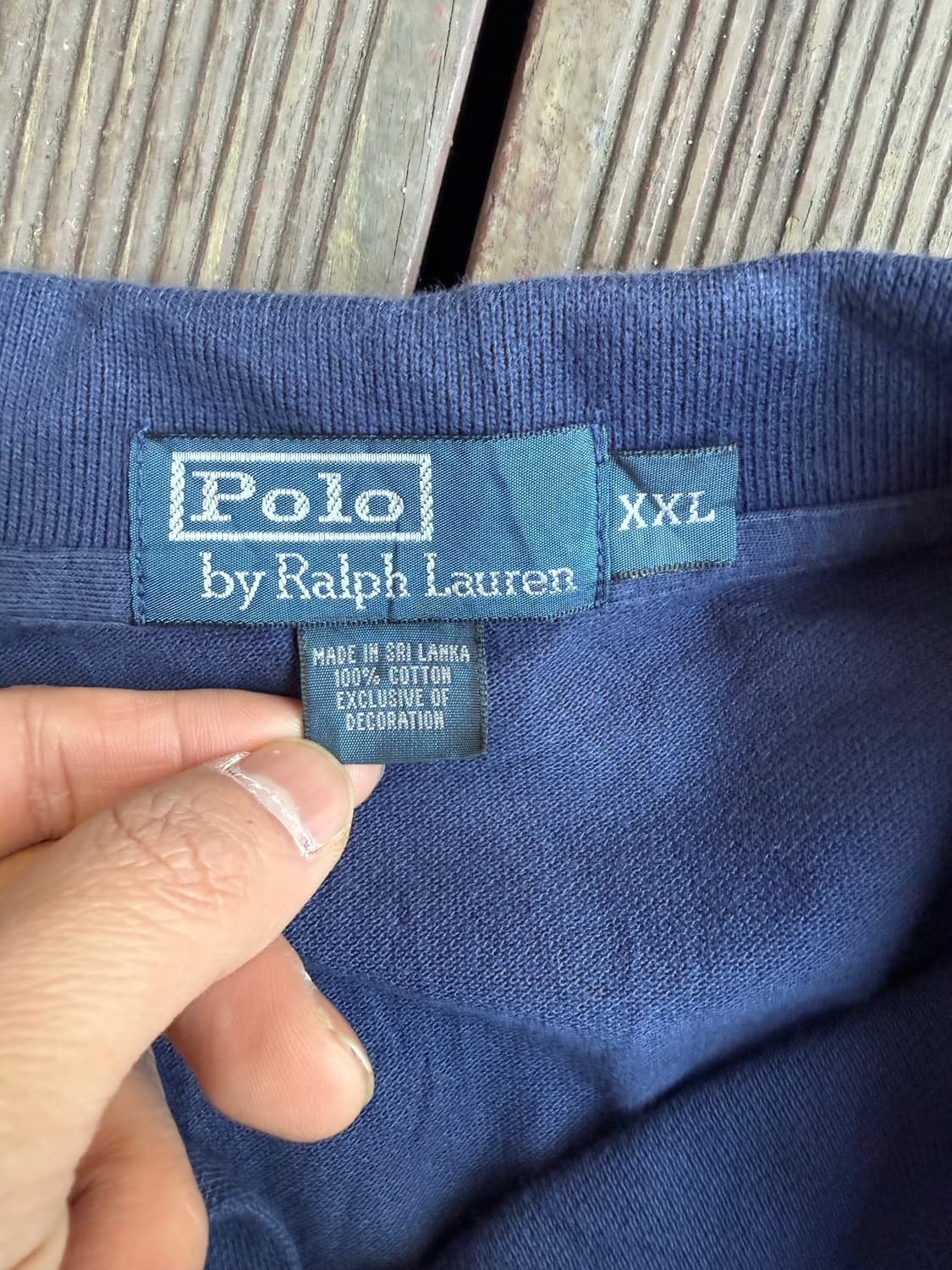 폴로 네이비 긴팔 카라티 상품이미지4