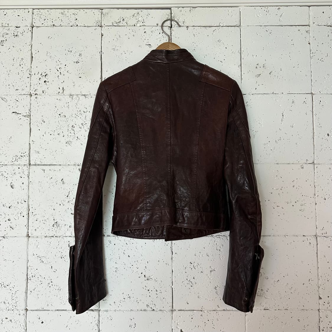 우먼44 양가죽 라이더 자켓 상품이미지4