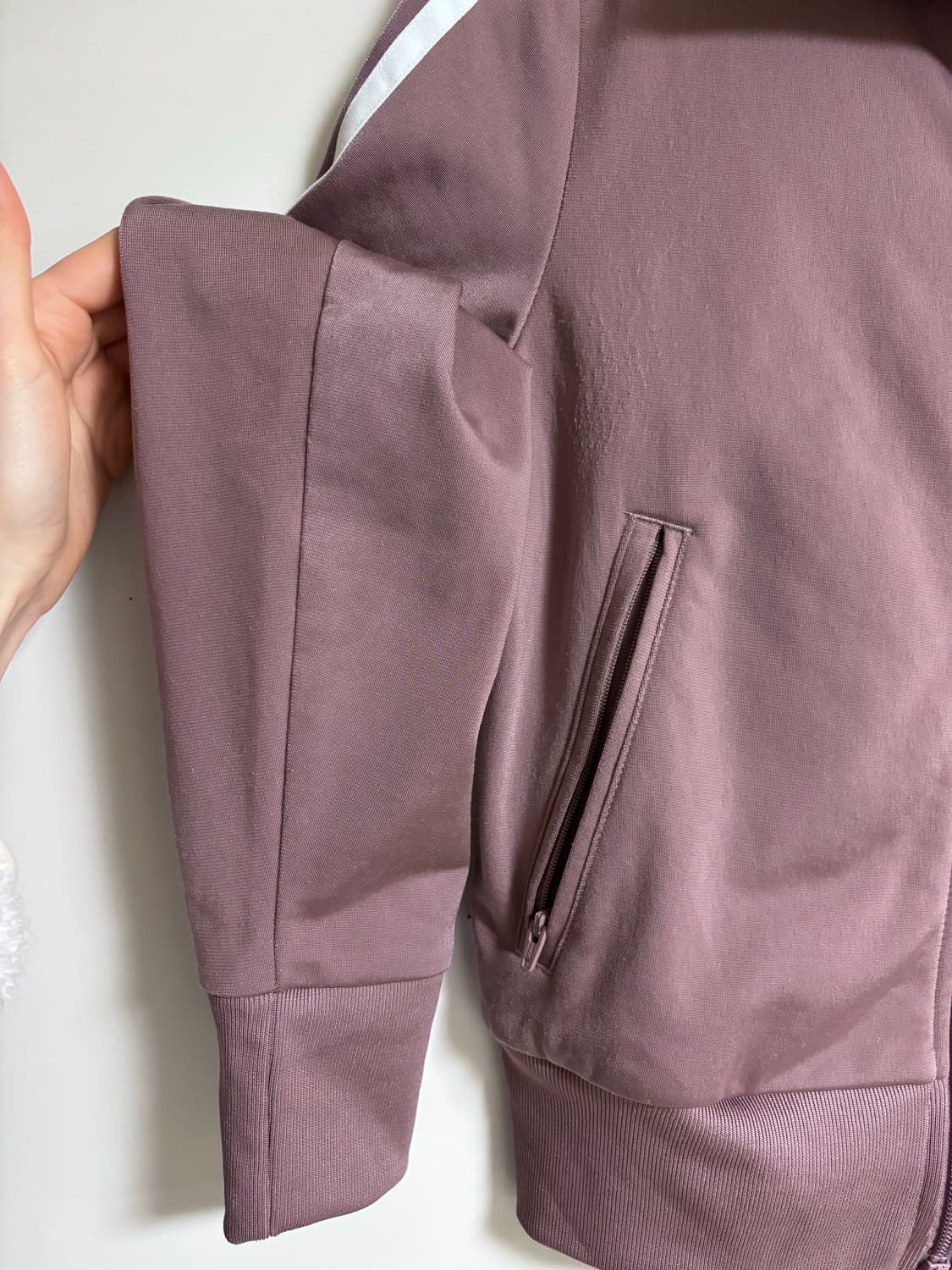 아디다스 파이어버드 크롭 트랙탑 핑크 xs 상품이미지4