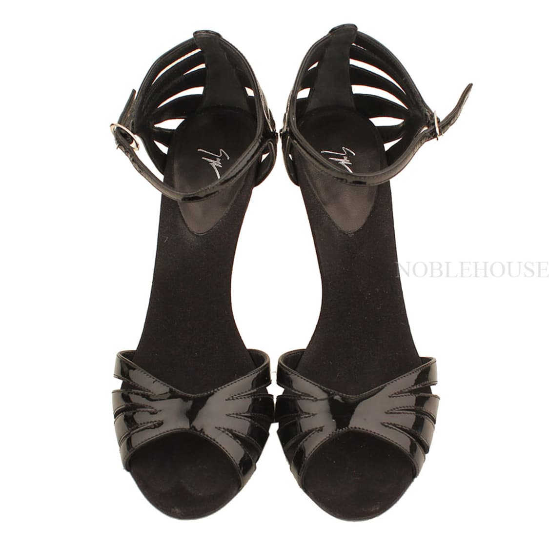 쥬세페자노티 블랙 스트랩 샌들 38 상품이미지2