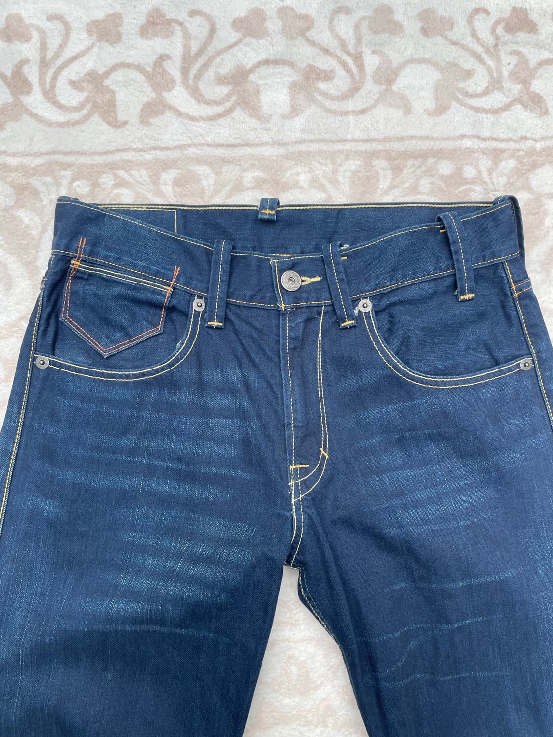 리바이스 523 인디고 스트레이트 데님팬츠 상품이미지5