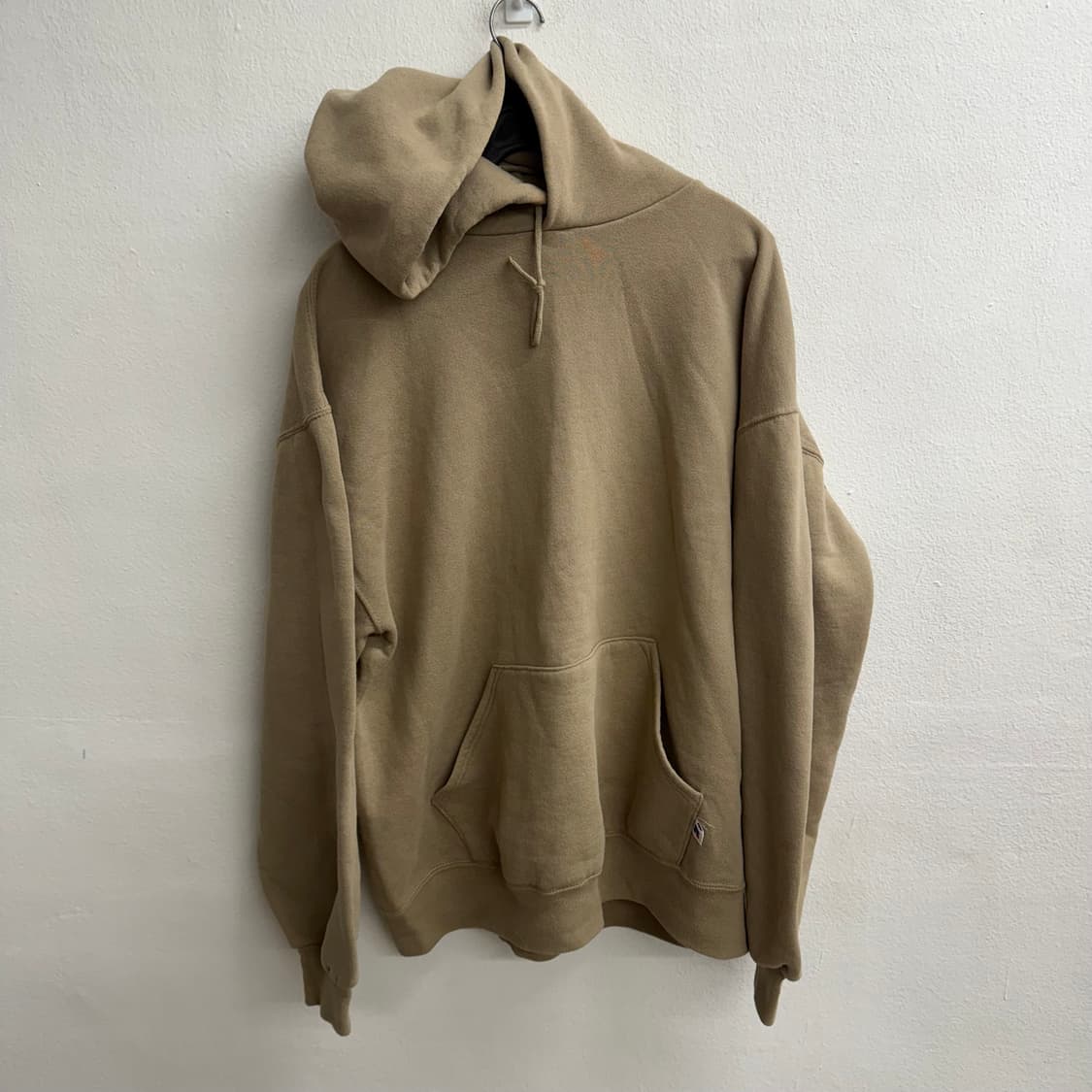 USA 러셀 에슬레틱 베이지 후드티 상품이미지1