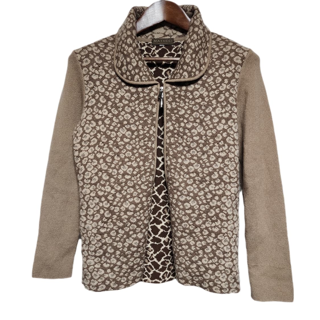 MATUCCI 이태리 100% 캐시미어 산양 투웨이 집업 상품이미지1