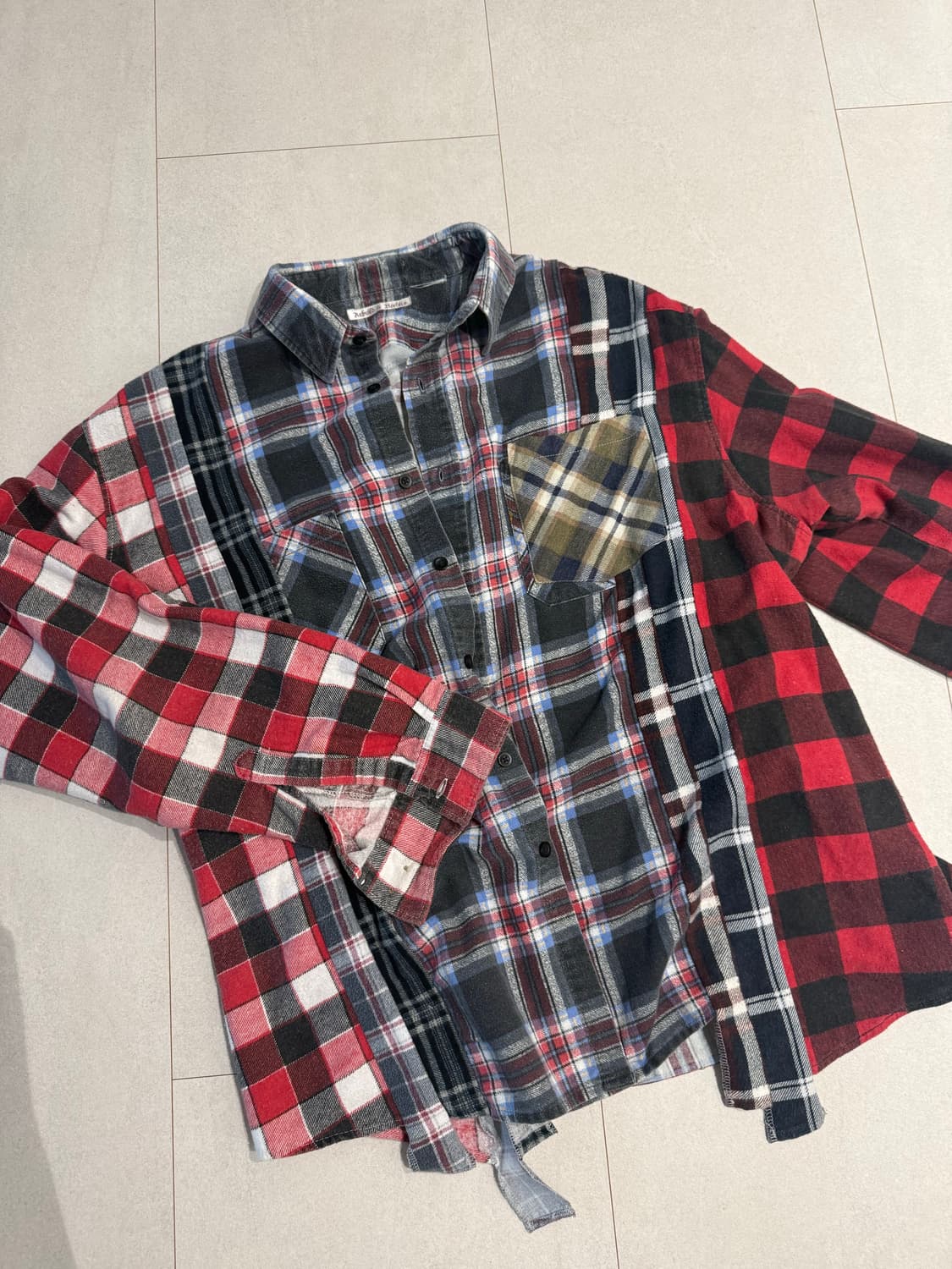 니들스 Rebuild by needles 셔츠 XL 상품이미지2