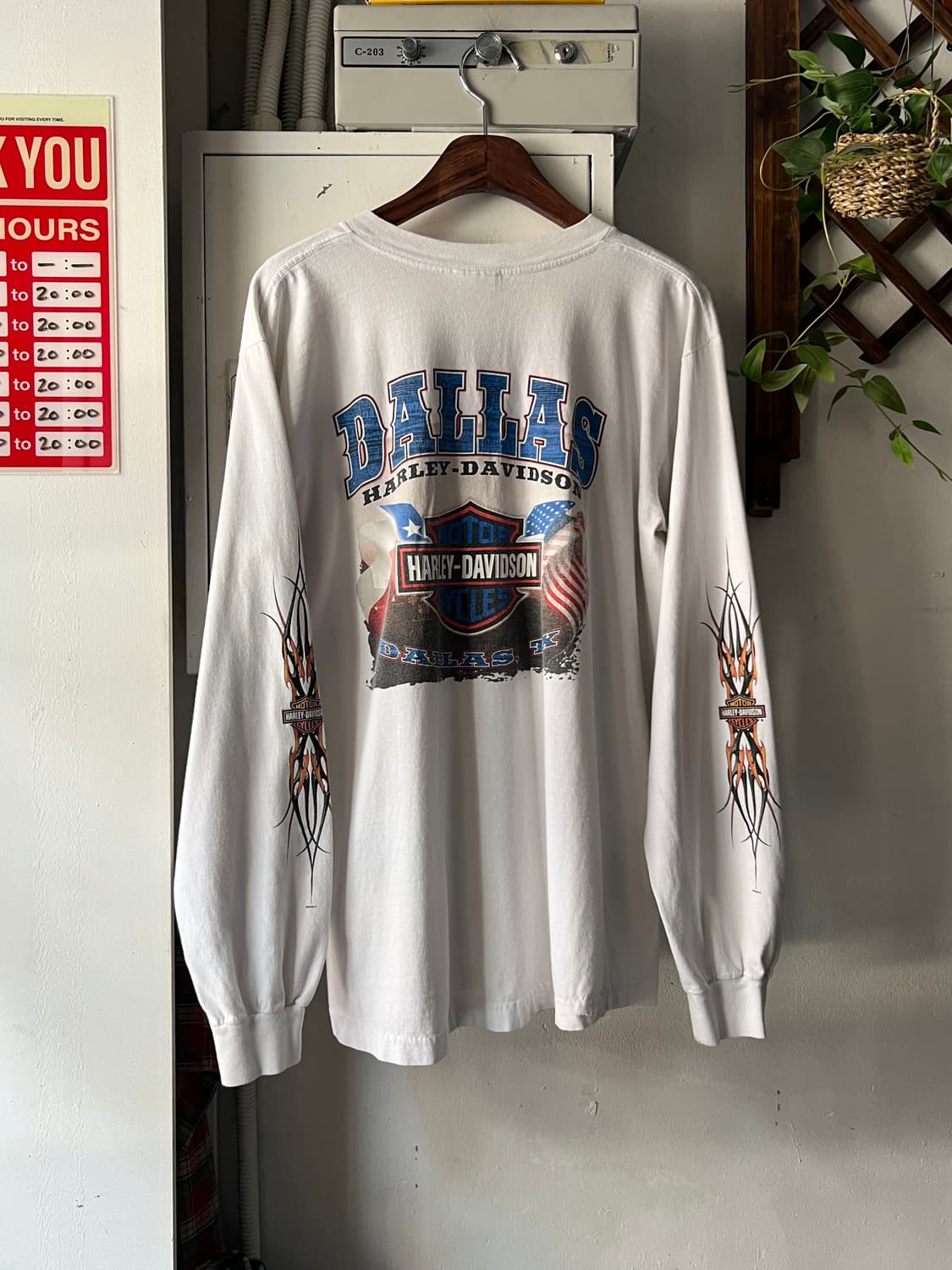 [L]할리데이비슨 Made in USA Dallas 롱슬리브 티셔츠 상품이미지1