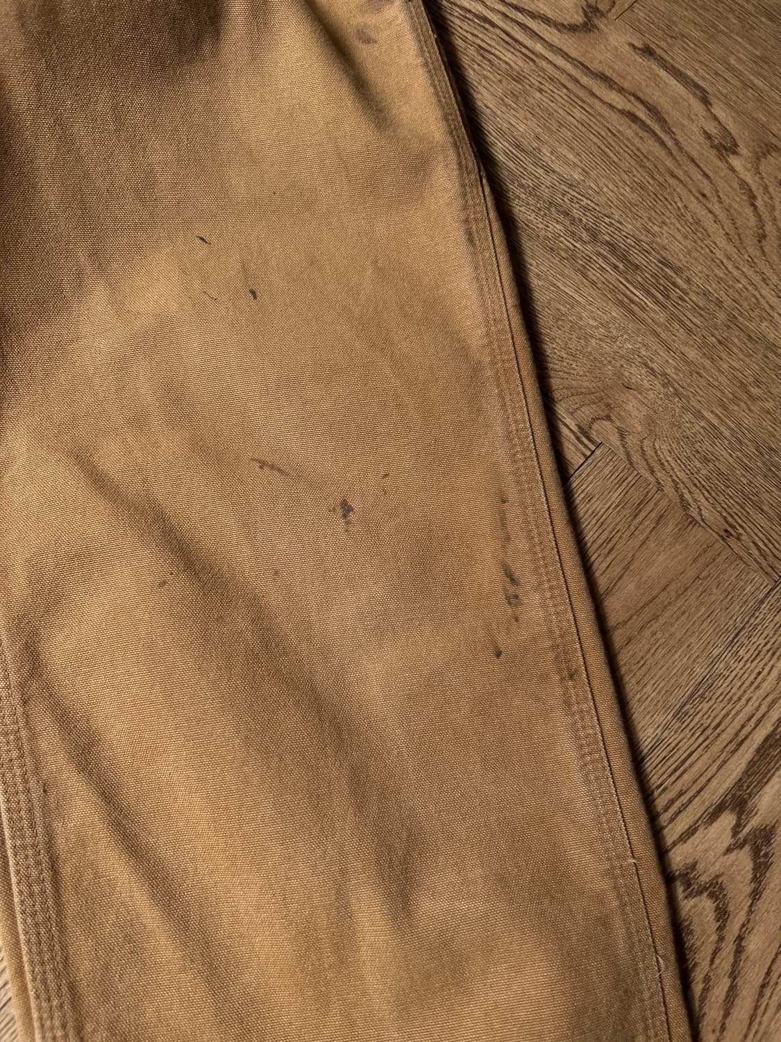 [32]칼하트 USA 더티워싱 브라운 싱글니 카펜터 워크 팬츠 상품이미지5