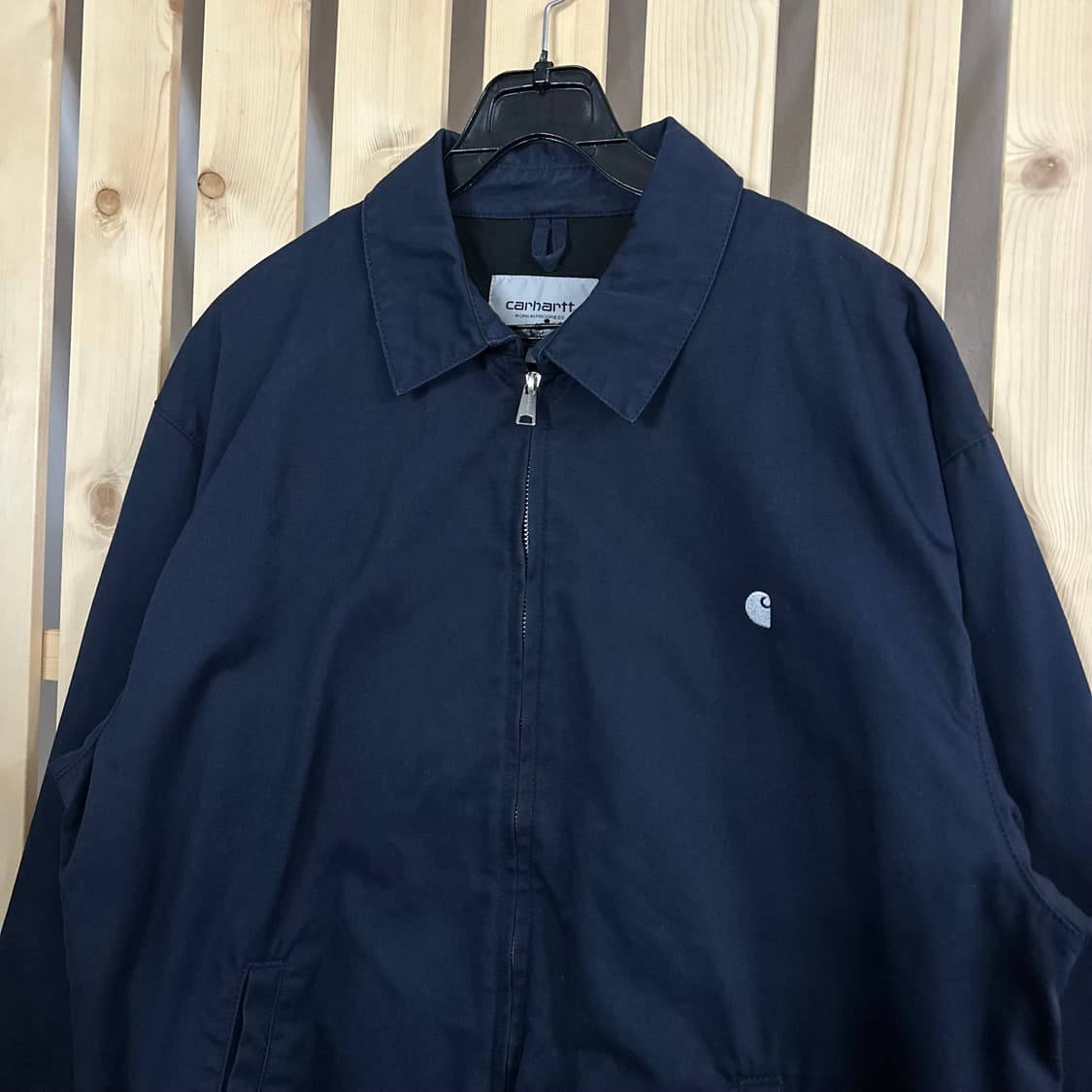 (L) 칼하트 WIP 네이비 메디슨 자켓 블루종 봄버 상품이미지4