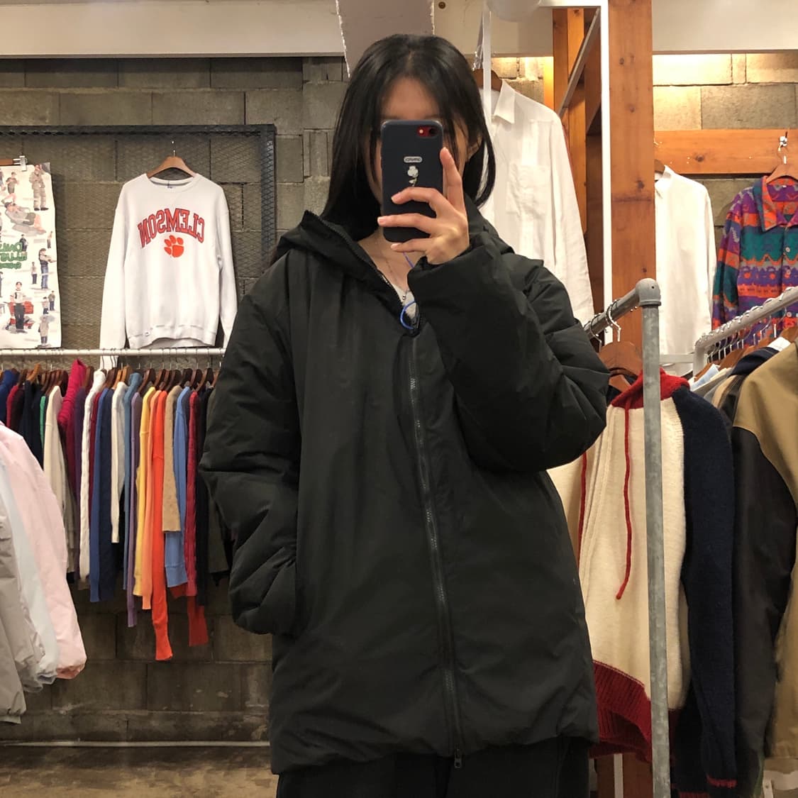 (새상품) 스톤소프트 경량 후드 패딩 점퍼 상품이미지2