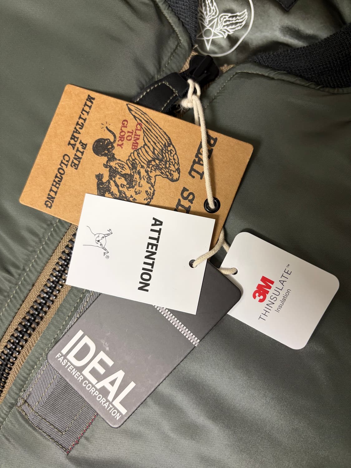 리얼 시몬스 MA-1 L사이즈 새상품 리얼 사이먼스 MA1 상품이미지5