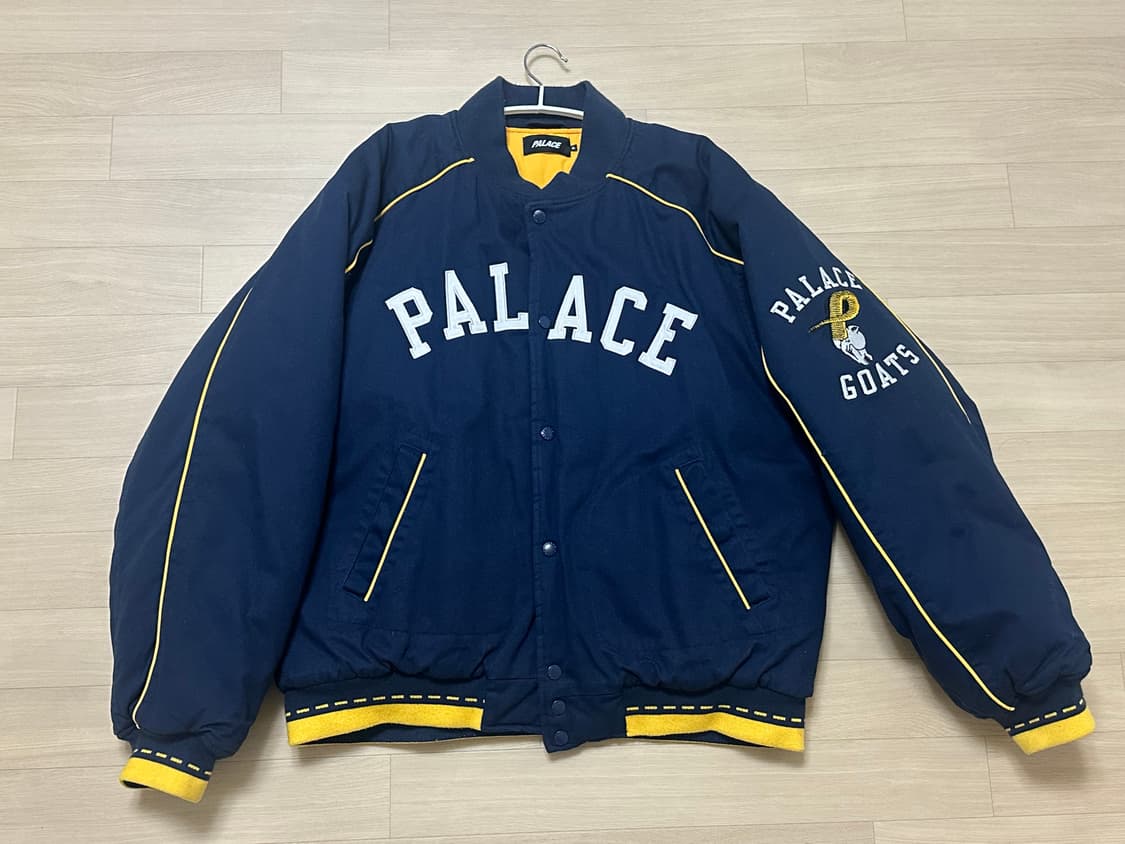 [XL] 팔라스 고트 바시티 자켓 네이비 상품이미지1