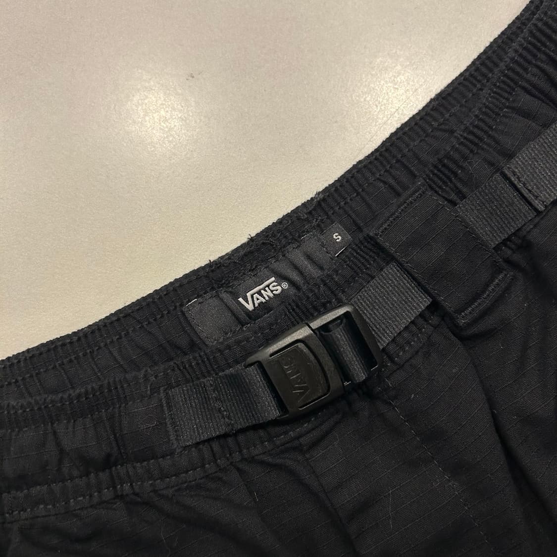 [S] 반스 블랙 카고 반바지 상품이미지5