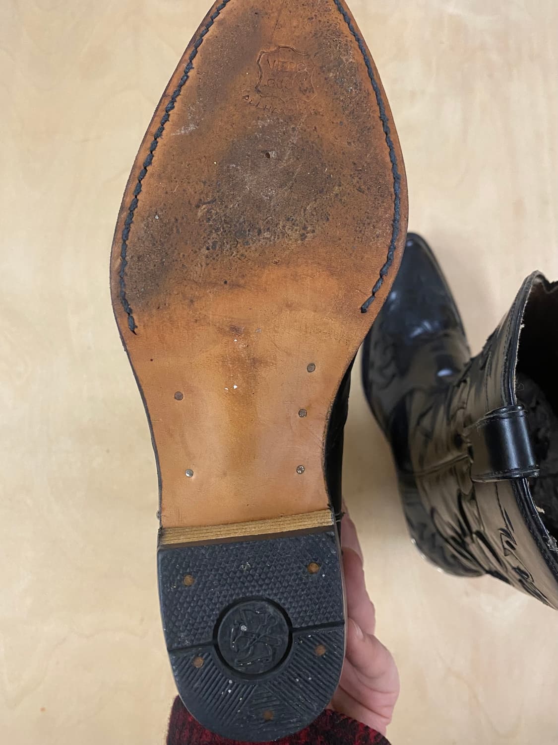 VTG metal tip western boots 메탈팁 웨스턴 부츠 상품이미지6