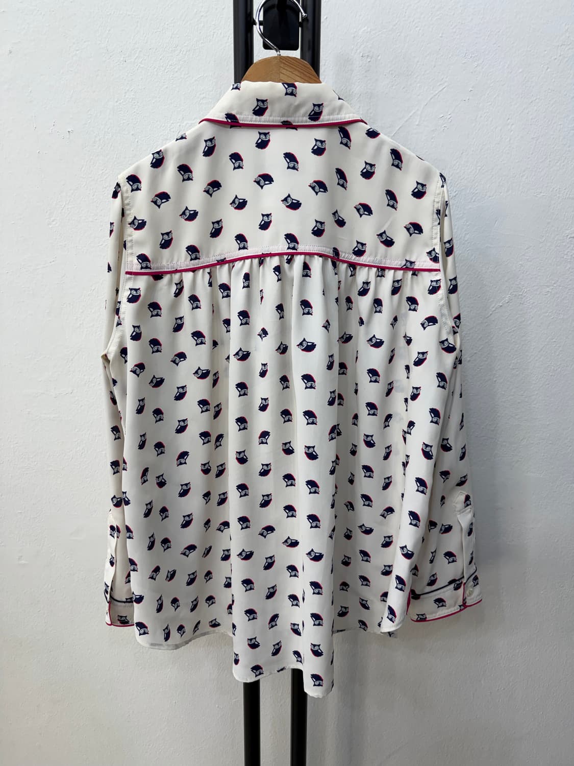 정품) 럭키슈에뜨 패턴 셔츠 블라우스 38 상품이미지4