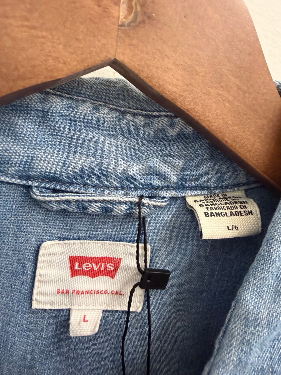 N64. 리바이스 데님셔츠 청셔츠 상품이미지2