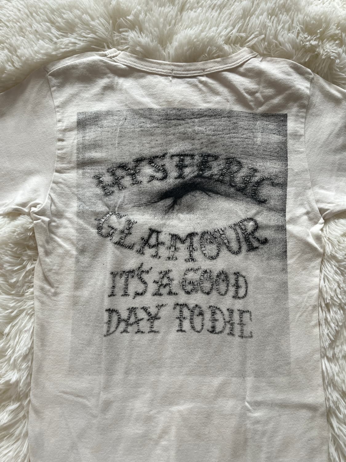 히스테릭 글래머 아카이브 죽기 좋은 날 반팔 티셔츠 상품이미지2