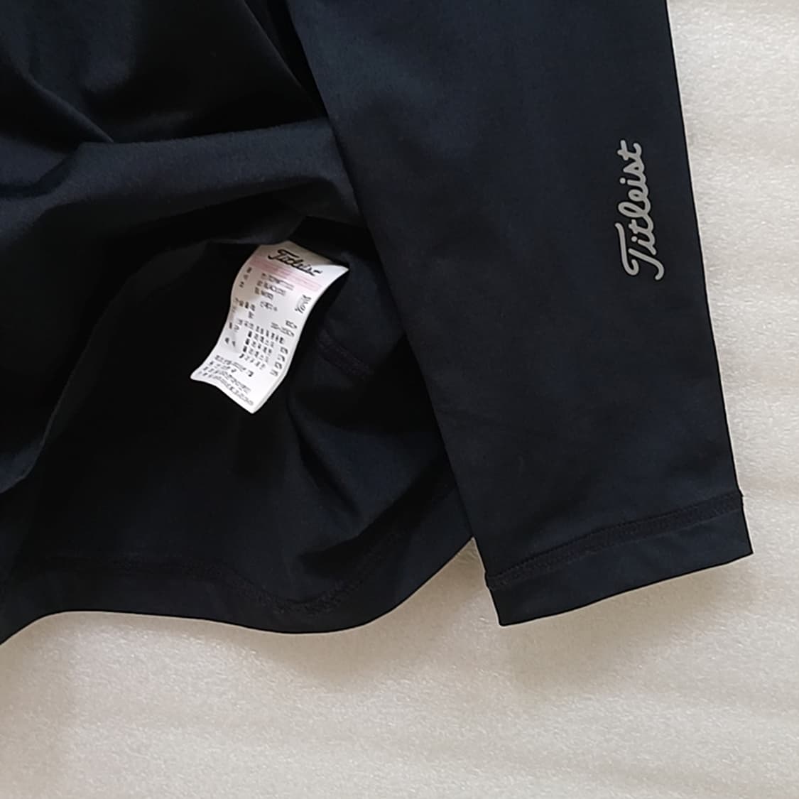 타이틀리스트 골프 약간쌀쌀할때 이너 티 여성 M 블랙 반폴라 사랑봉봉 상품이미지4