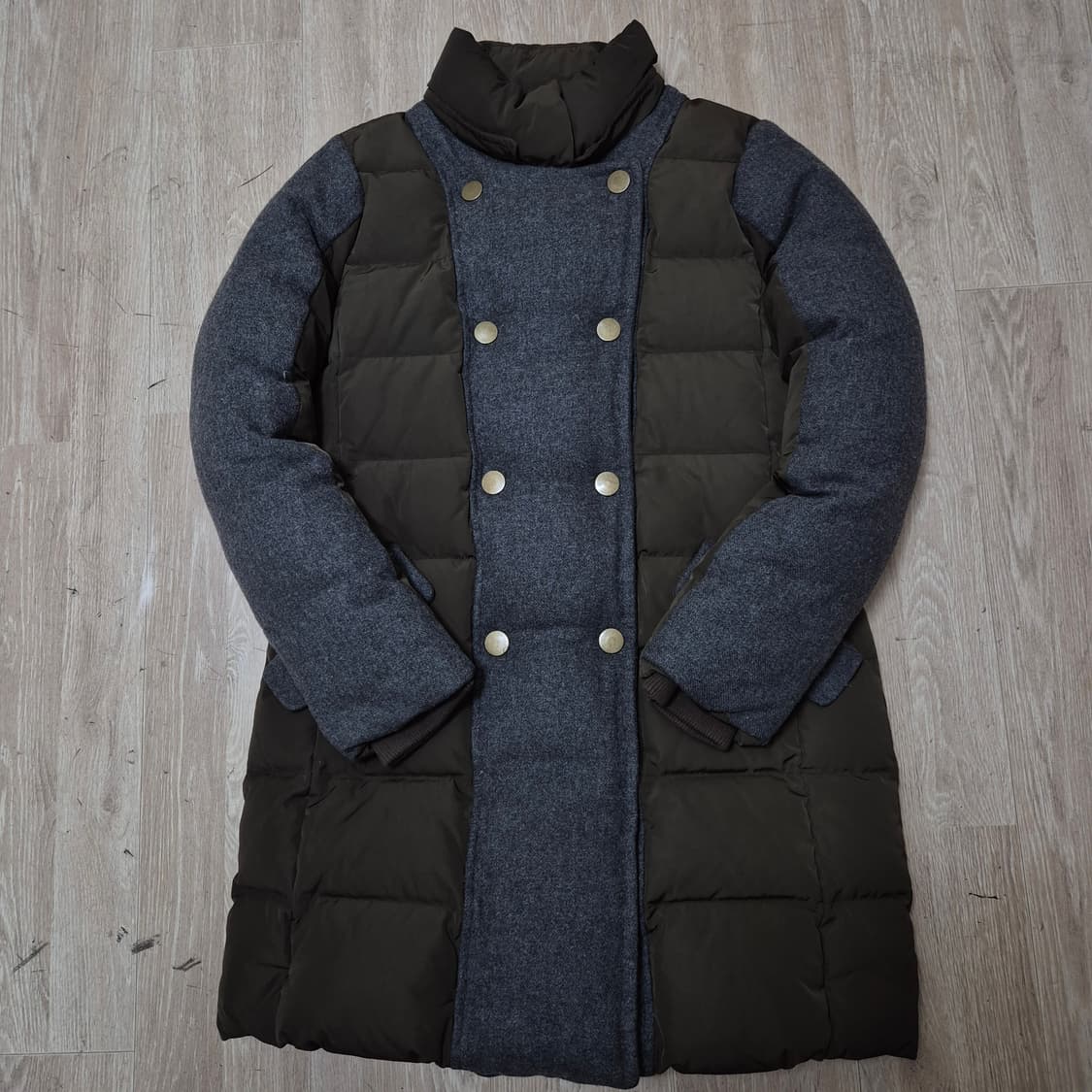 빈폴 바이크리페어 버튼 클래식 패딩 코트 S(90) 상품이미지1