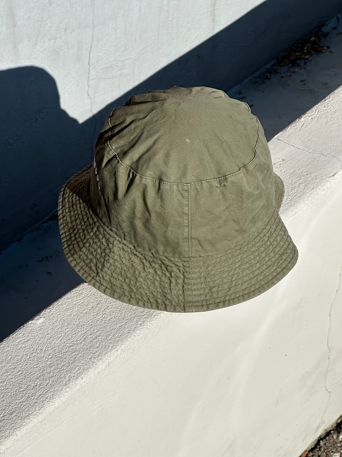 [M-L] 캉골 로고 카키색 버킷햇 모자 상품이미지3