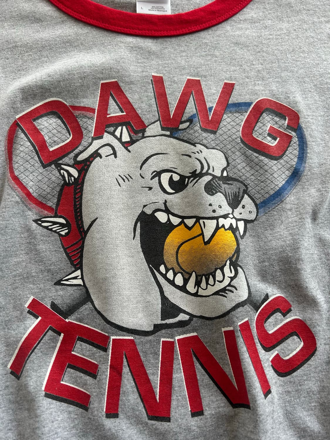 00‘s Bulldog Tennis ringer Tee 상품이미지2