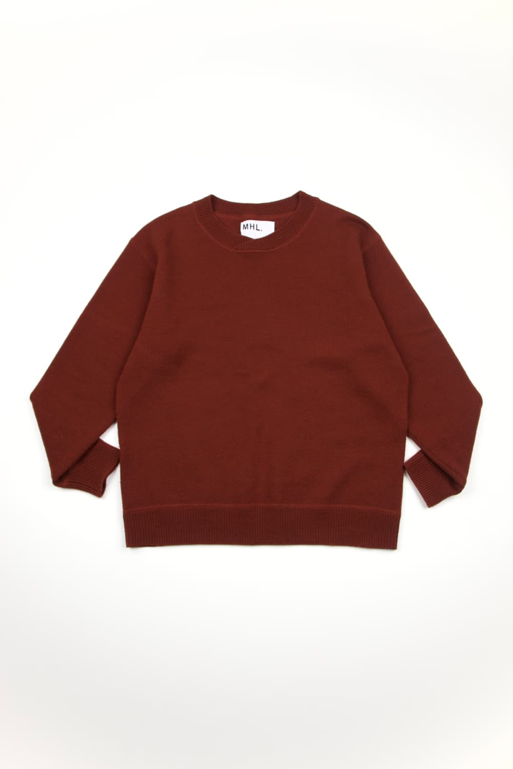 MHL 퓨어 울 니트 브릭 상품이미지1