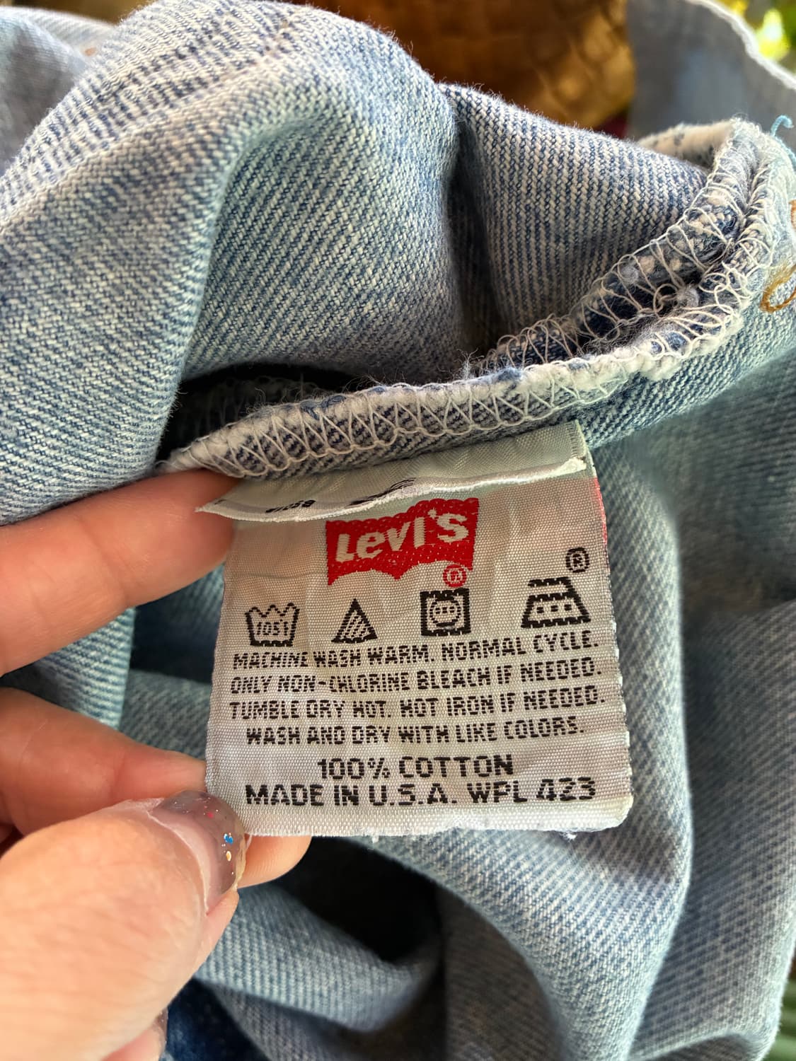 90s Levi’s 501 Denim Pants Made in USA 상품이미지4