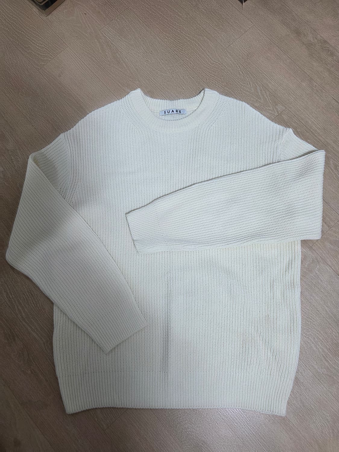 수아레 워셔블 하찌 니트 아이보리 L 상품이미지1