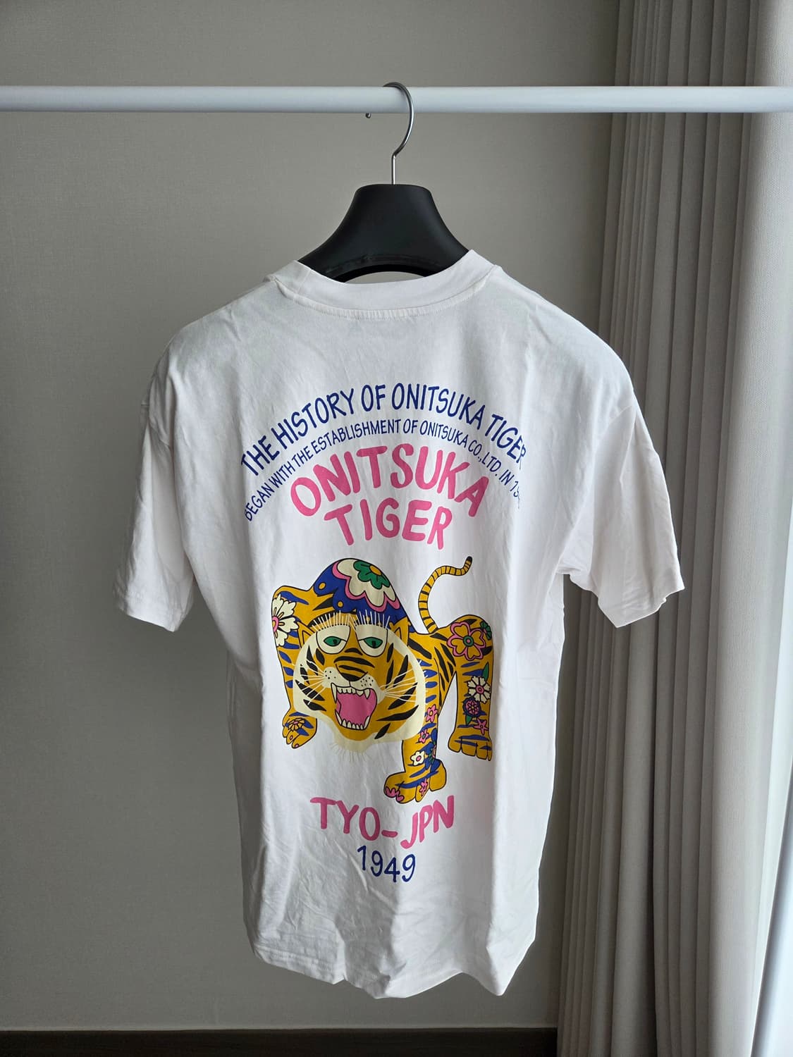 오니츠카타이거 반팔 티셔츠 S 상품이미지3