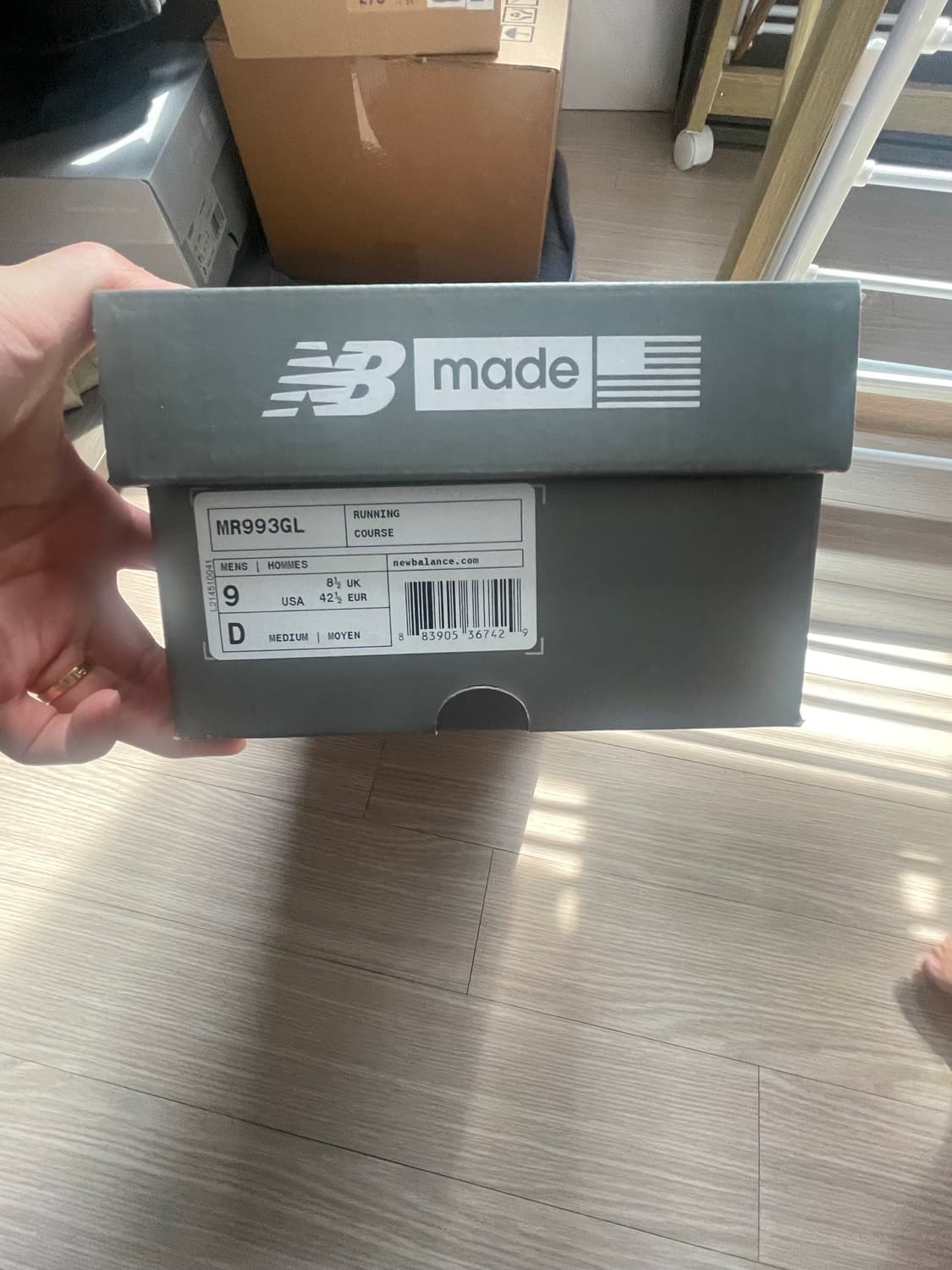 뉴발란스 993 made in usa 그레이 D스탠다드 270Size 상품이미지8