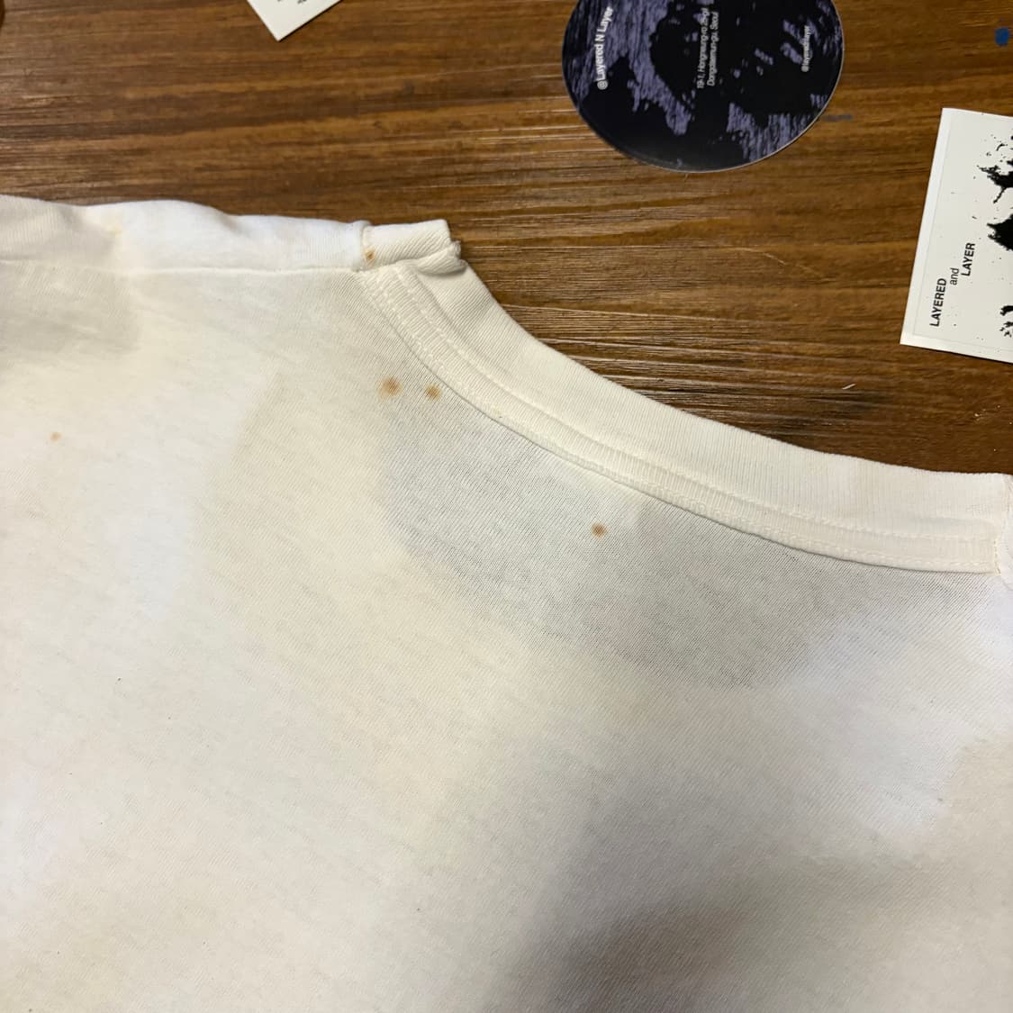 90s street full of cups 싱글스티치 티셔츠 상품이미지6