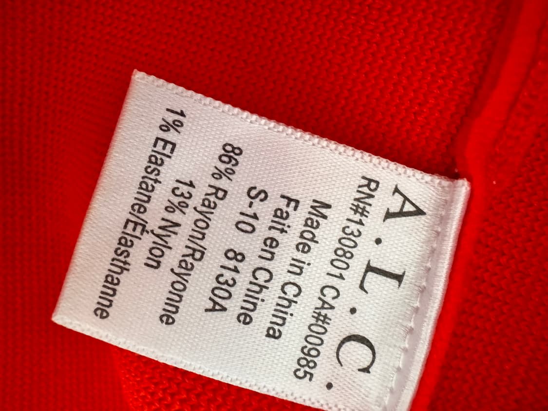 새상품 A.L.C. 레드 포켓 니트 스커트 XS(44,55사이즈 가능) 상품이미지3