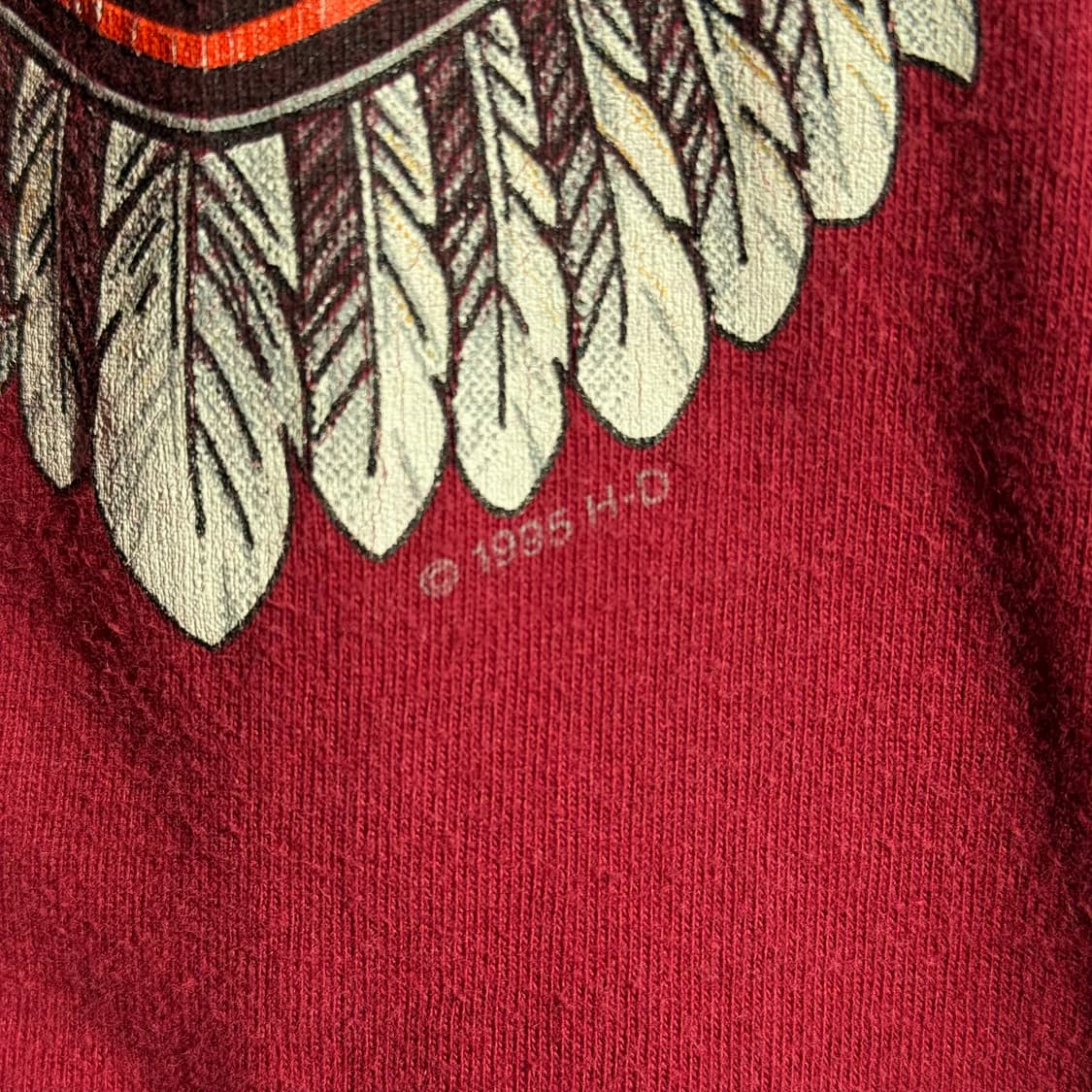 1995 Made in USA 할리 데이비슨 티셔츠 상품이미지5