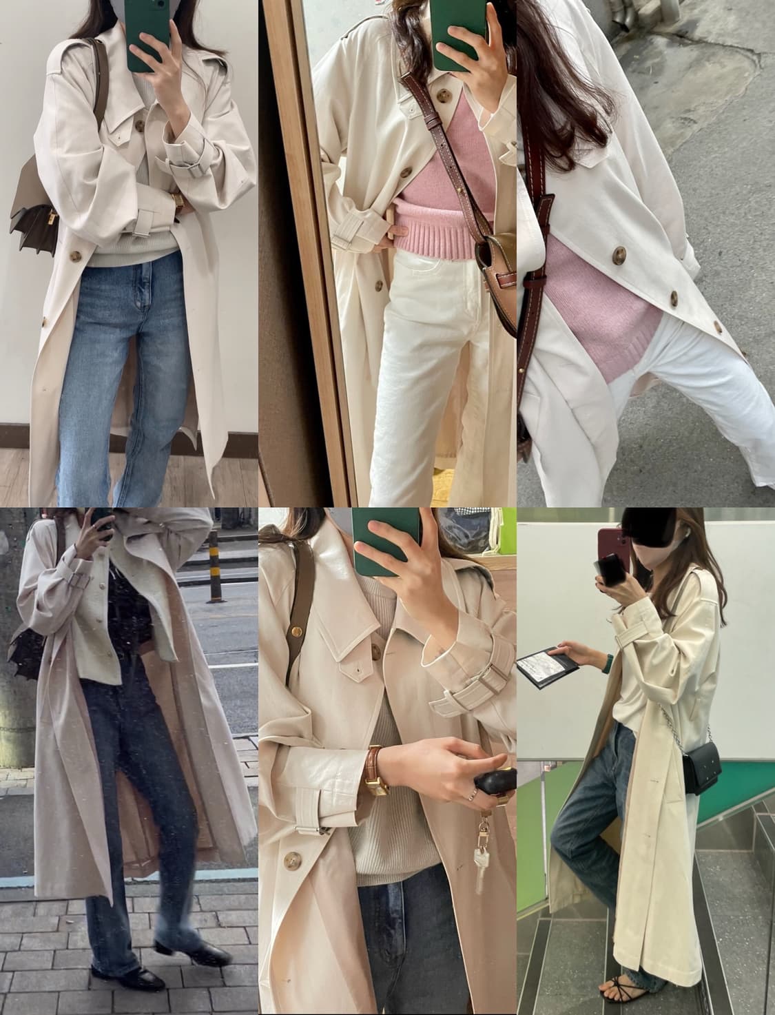 마론에디션 트렌치 코트 크림베이지 상품이미지1