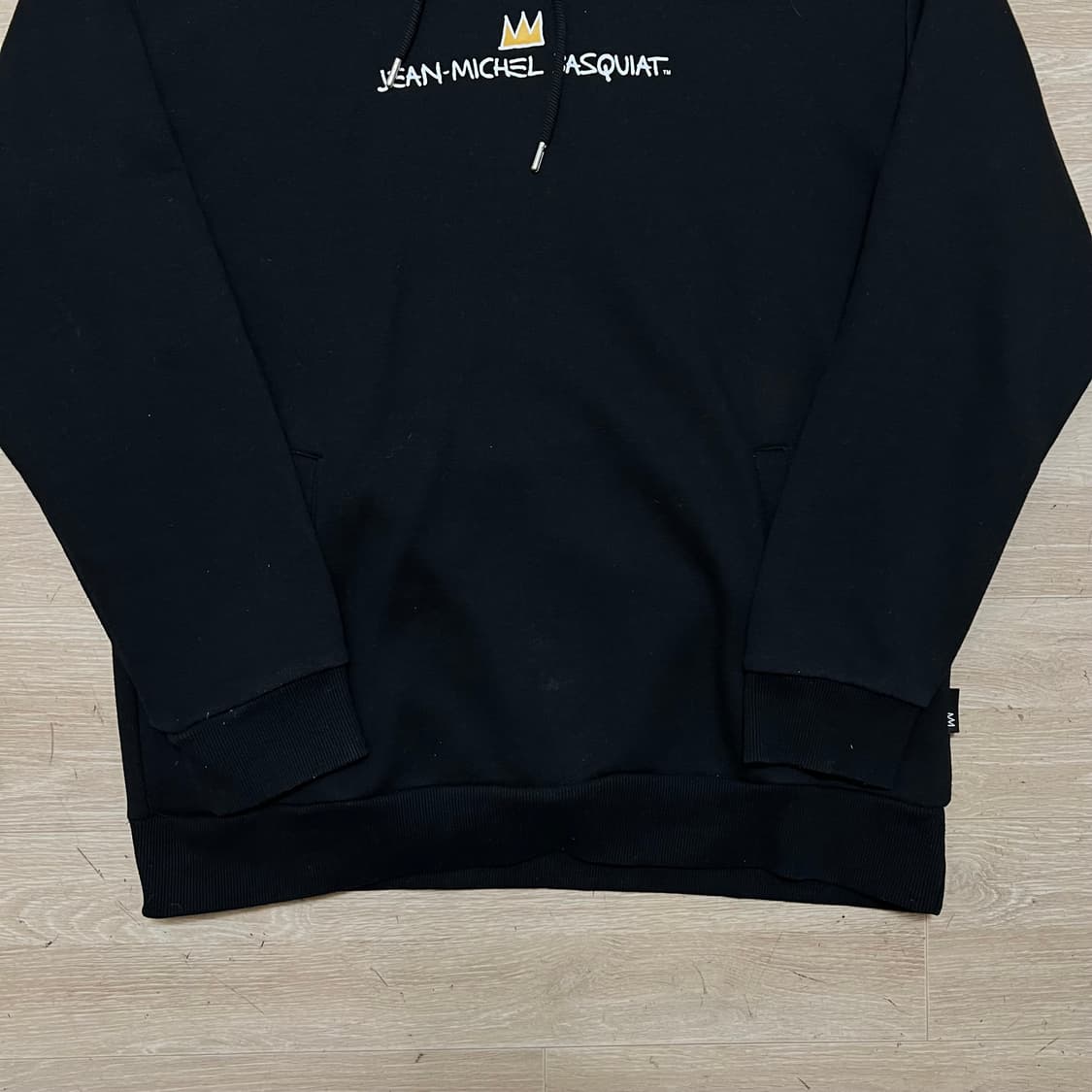 장미쉘 바스키아 클라이드앤 콜라보 빅로고 후드티 [블랙] 2XL/110  상품이미지3