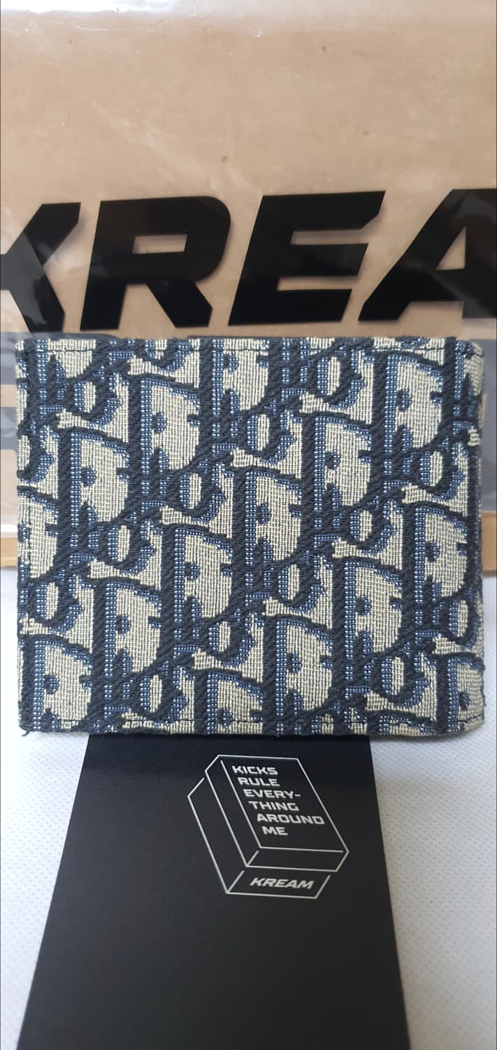 디올 오블리크 반지갑/지갑 새상품급 정품(감정O) 상품이미지3