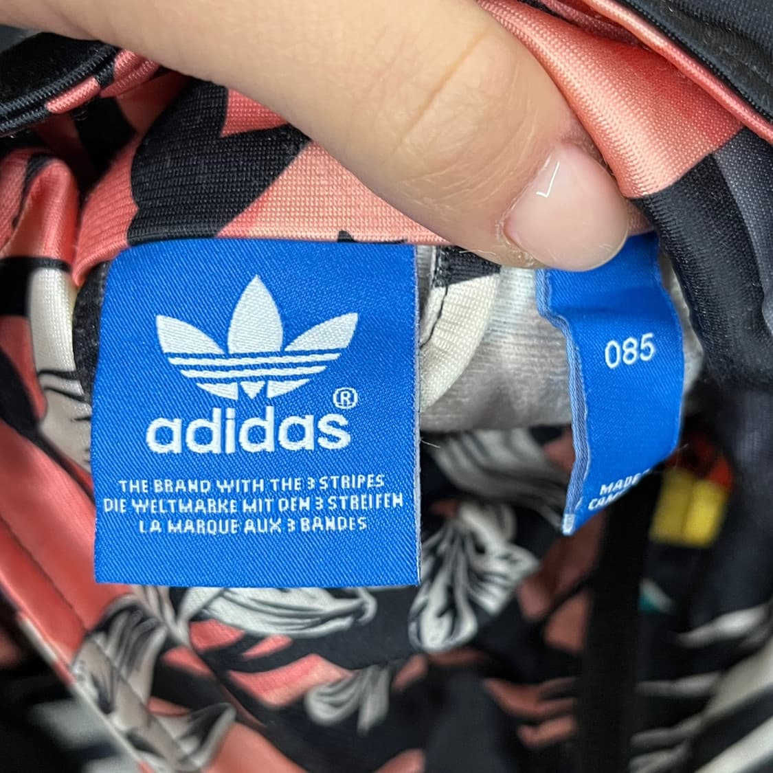 [정품/85] 아디다스 플라워 패턴 후드 져지 트랙탑 b18 상품이미지5