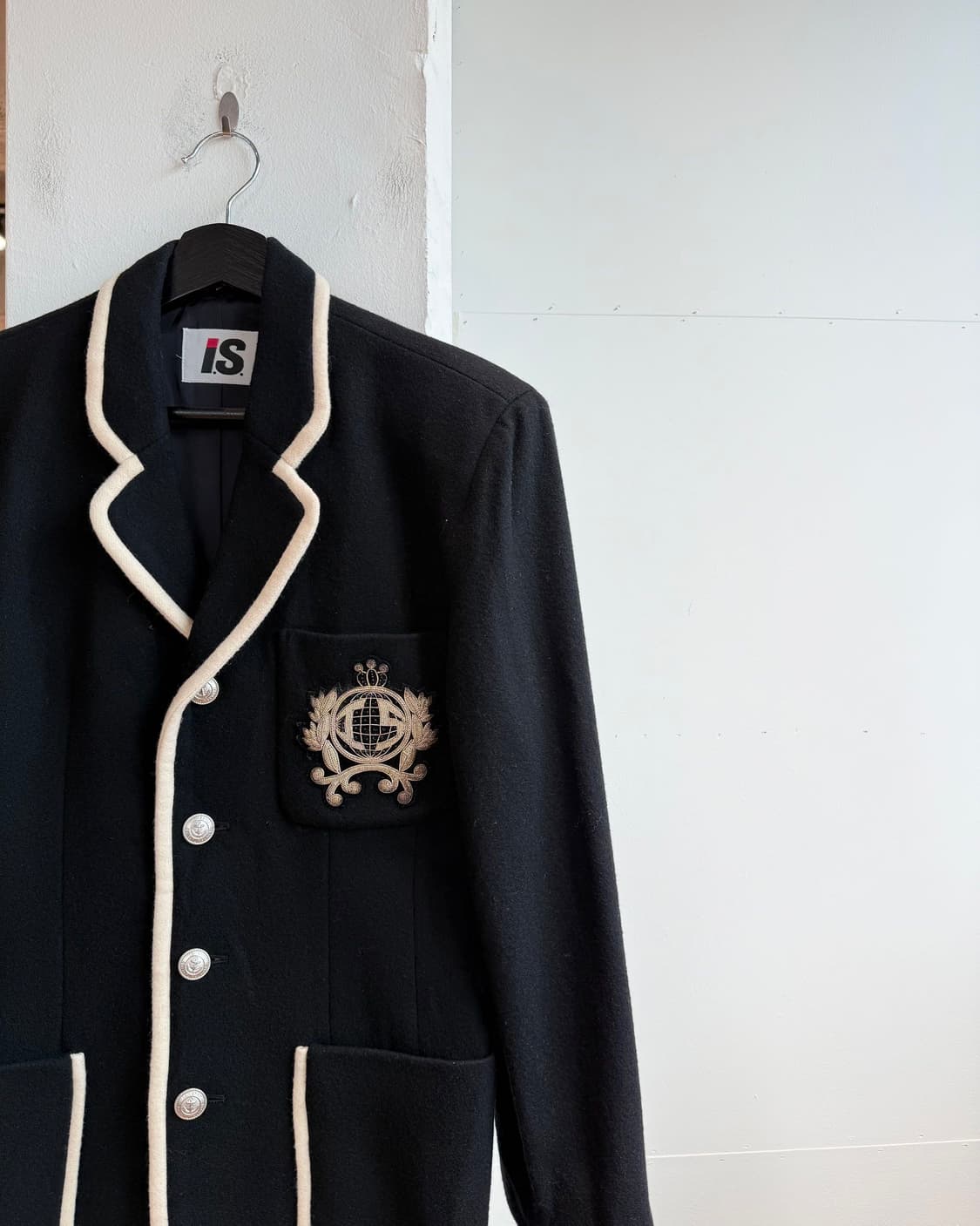 이세이미야케 80s 블랙 테일러드 블레이저 자켓 상품이미지5