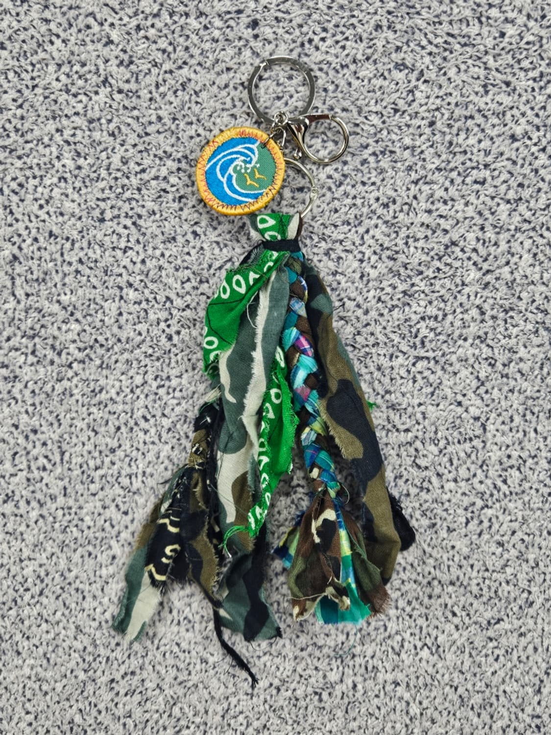 핸드메이드 커스텀 패치 반다나 카라비너 키링 ( OS ) / 11680 상품이미지5