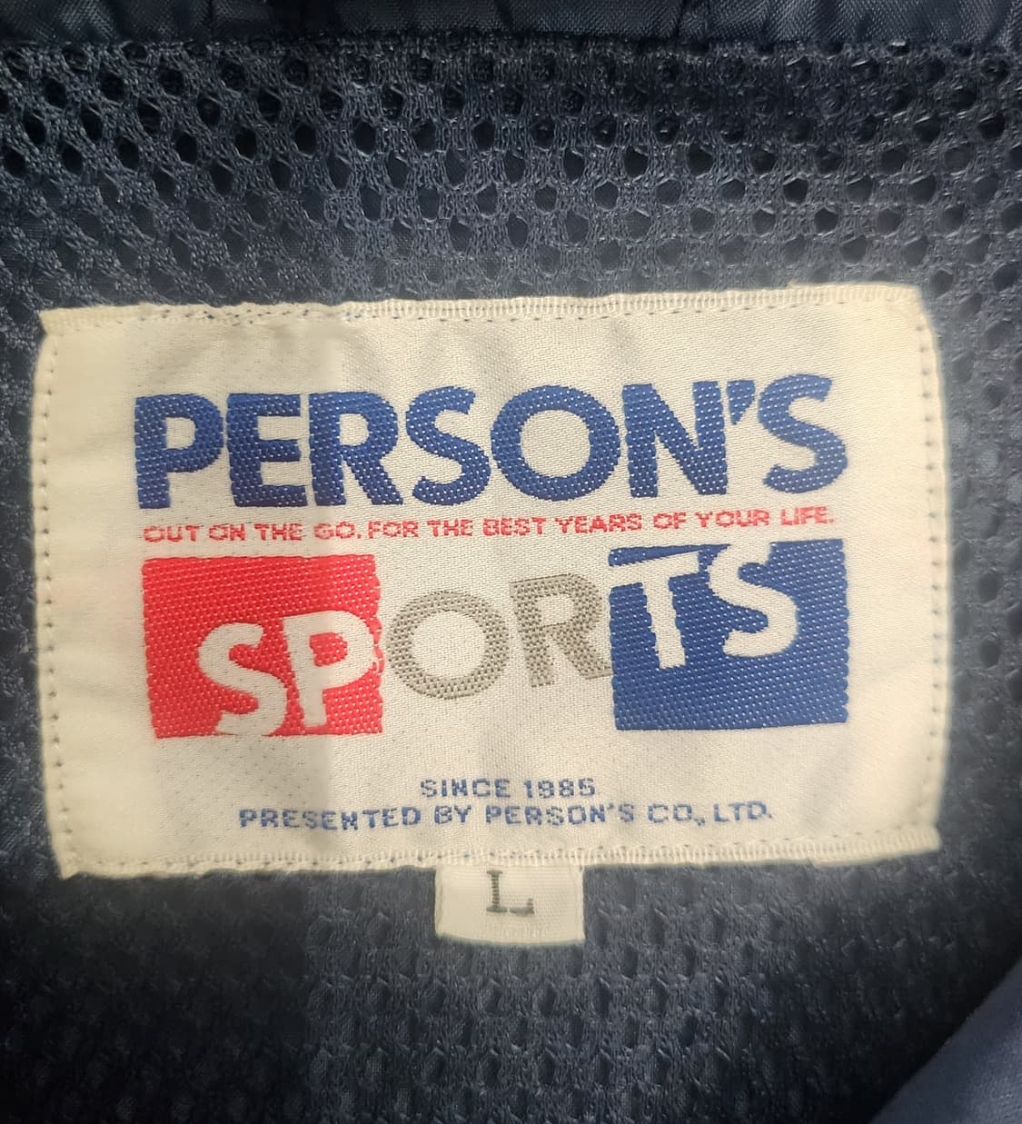 PERSON'S SPORTS 네이비색 코치 자켓 L 상품이미지3